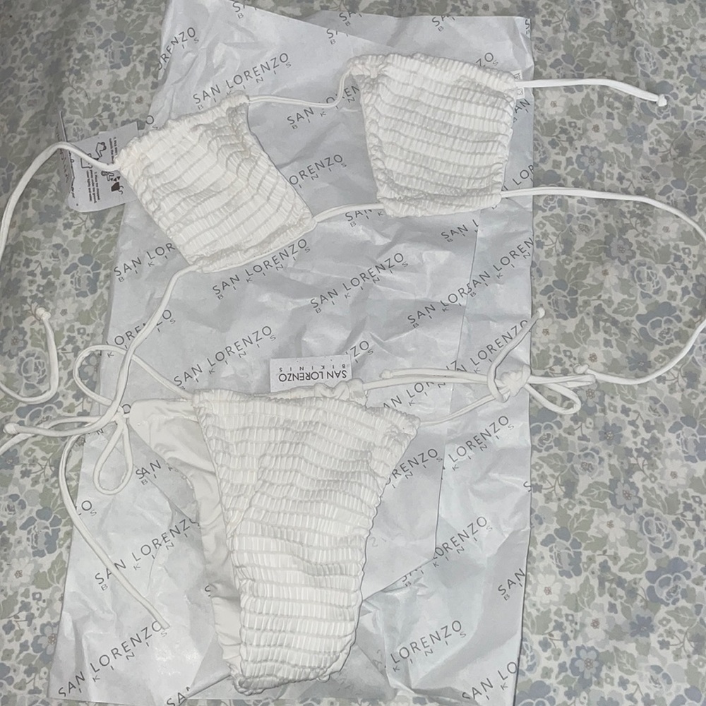 NWT White San Lorenzo Bikini